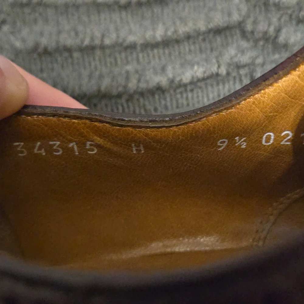 Authentic Moreschi Calfskin Men's Oxfords Size 10 - Made In Italy‎ - 1200 Retail